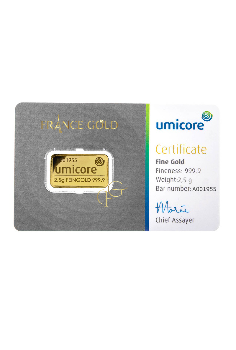 2.5 grammes lingot d'or - Pack Cadeau – Image 6