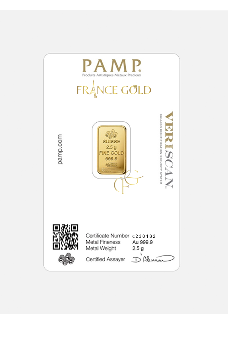 2.5 grammes lingot d'or - Pack Cadeau – Image 5