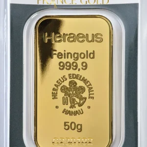50g front heraeus francegold