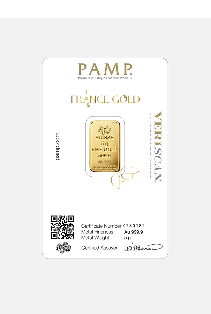5 grammes lingot d'or - Pack Liberté – Image 2