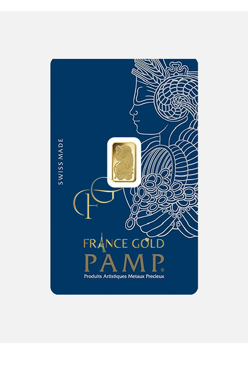 1 gramme lingot d'or - Pack Liberté