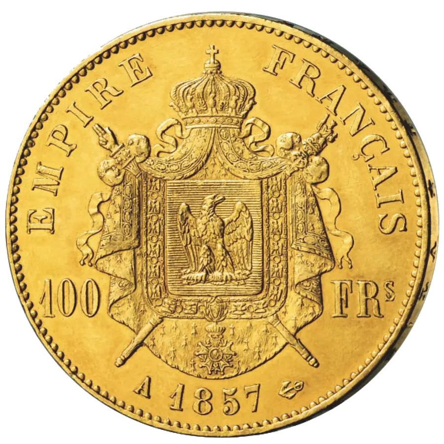 100 Francs Napoléon III Tête Nue – Image 2