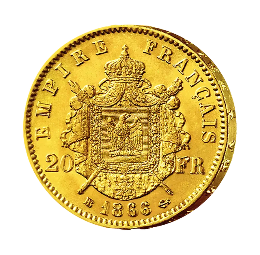 20 Francs Napoléon III Tête Laurée – Image 3
