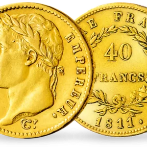 40 Francs en or massif «Napoléon Premier Tête Laurée