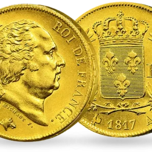 40 francs Louis XVIII Buste nu