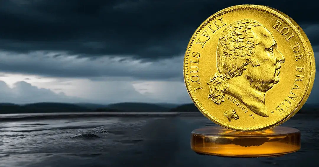 40F louis xviii france gold