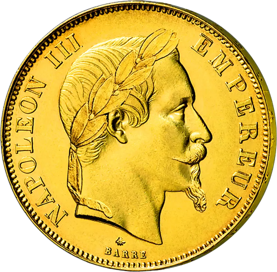 50 Francs Napoléon III Tête Laurée