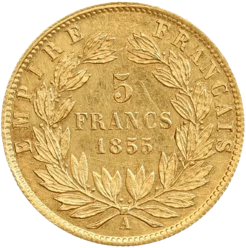 5 Francs Napoléon III Tête Nue – Image 2