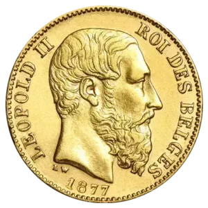 RACHAT VENTE 20 FRANCS LEOPOLD II UNOIN LATINE FRANCE GOLD