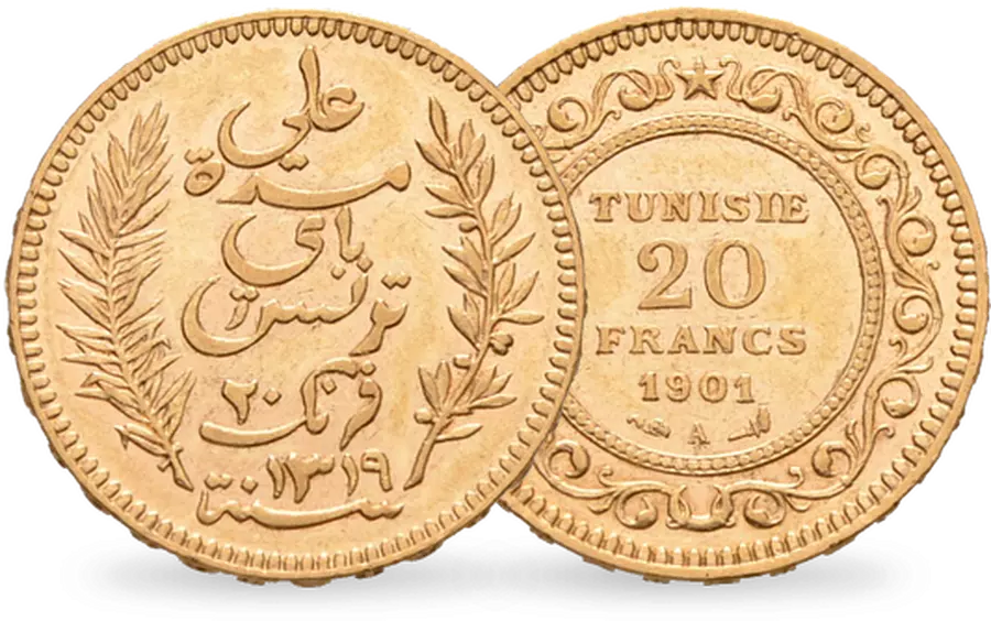 PRIX ET VALEUR DU 20 FRANCS TUNISIE
