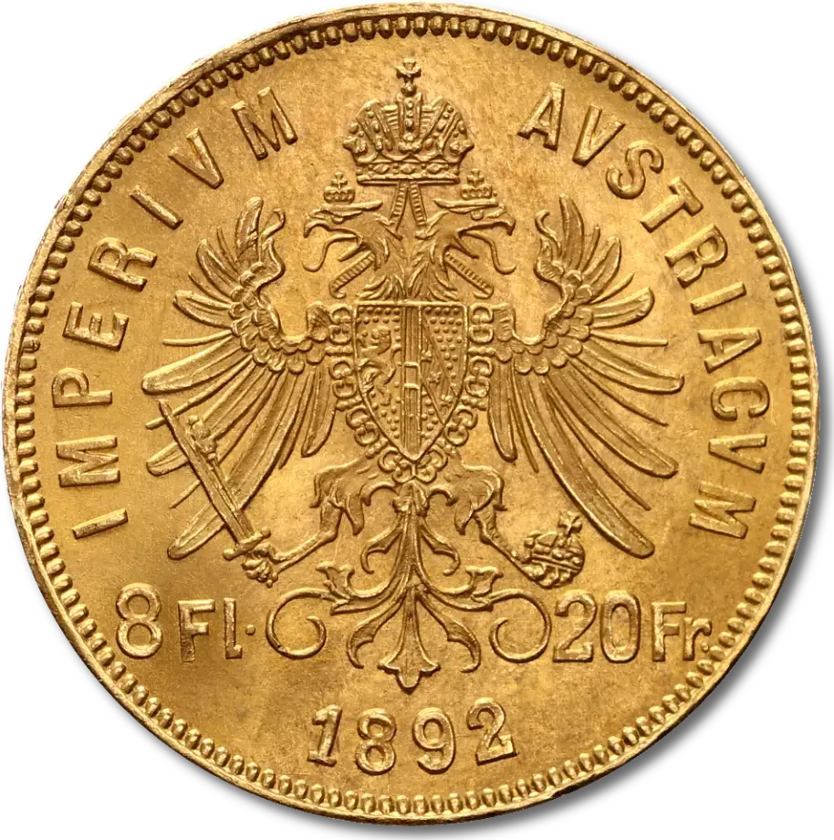 ACHAT VENTE 8 FLORIN - 20 FRANCS