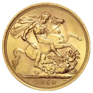 achat vente souverain elizabeth ii