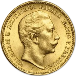 RACHAT VENTE 20 Mark Wilhelm ii FRANCE GOLD