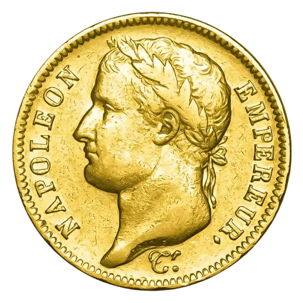 ACHAT 40 FRANCS Napoléon Premier Tête Laurée