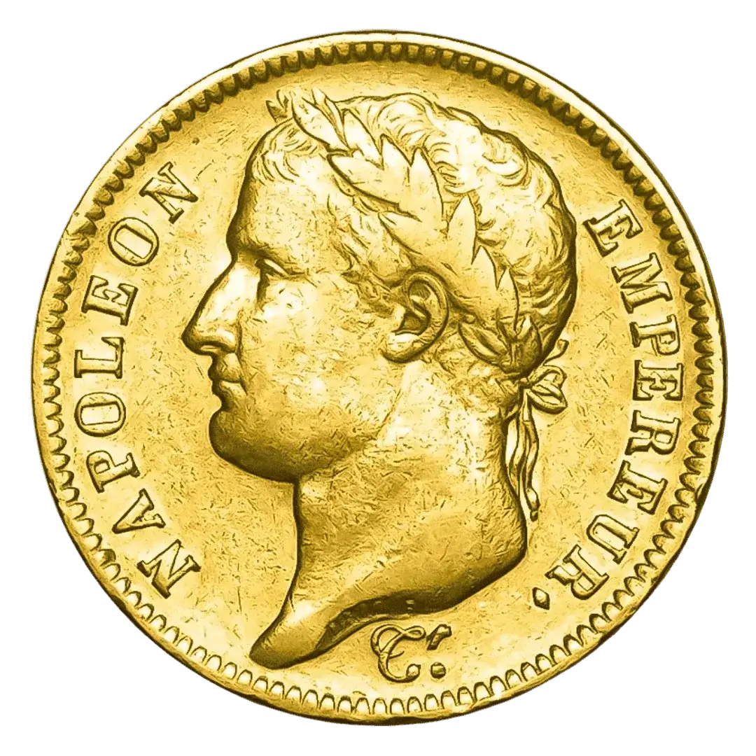 ACHAT 40 FRANCS Napoléon Premier Tête Laurée