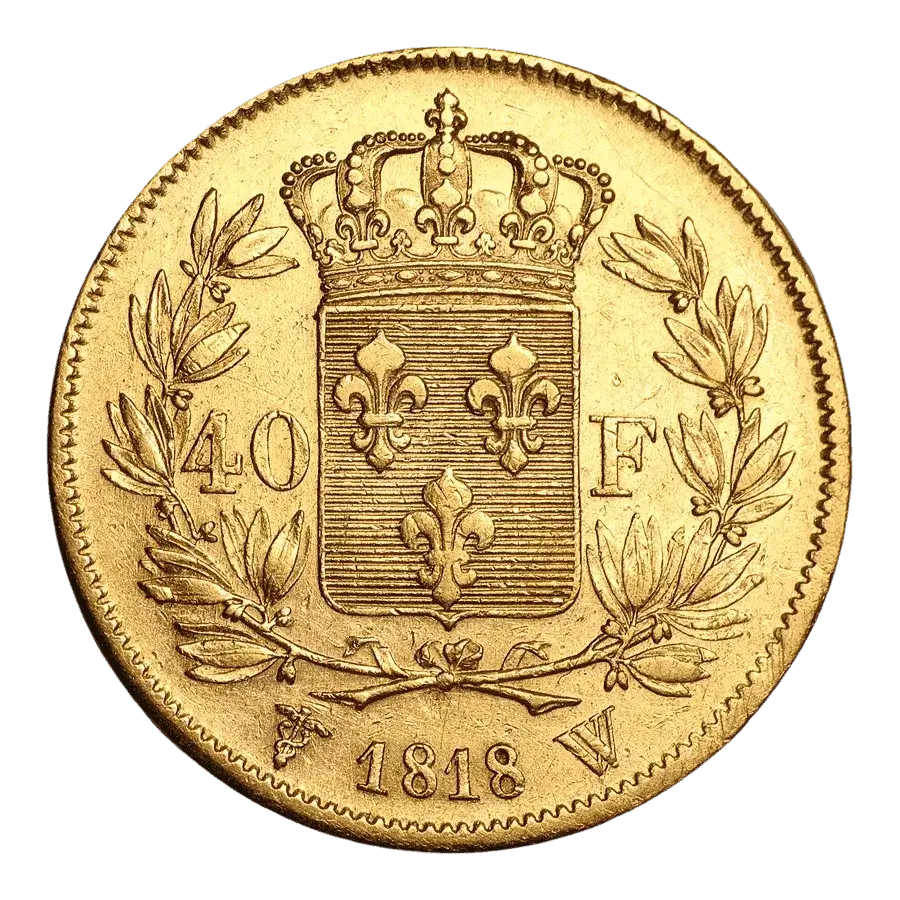 40 Francs en or massif «Napoléon Premier Tête Laurée