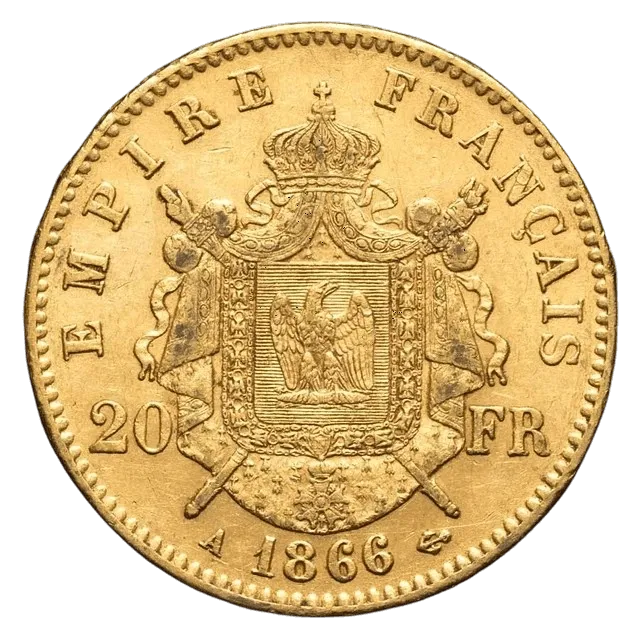 VENTE 20 Francs Napoléon III Tête Laurée FRANCE GOLD