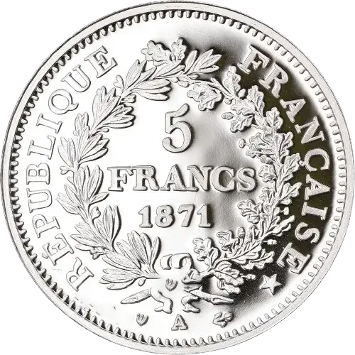 ACHAT VENTE 5 FRANCS ARGENT