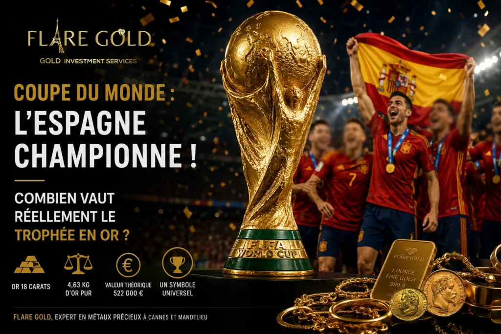 coupe du monde world cup achat or flare gold